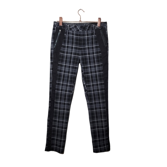 L.A.M.B. Pants - L.A.M.B. By Gwen Stefani Grey / Black Plaid trousers size 6